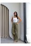 Front Pleat Detail Linen Trousers