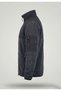 Full Zipper High Collar Garnished Anthracite Softshell Fleece Jacket - 3