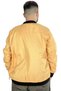 Fashion XL Large Size Men's College Coat Jesica 22611 Yellow - 4