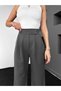 Anthracite Sticky Detail Wide Leg Trousers - 3