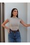Ribbed High Neck Blouse - 5