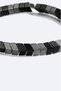 Men's Anthracite Hematite Stone Bracelet B009615 - 3