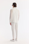 Men's White Bottomed Cotton Soft Touch Comfort Fit Shirt A61Y2134 - 5