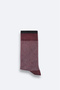 Men's Burgundy Patterned Bamboo Socks A52Y8500