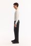 Men's Anthracite Easy-Iron Slim Fit Trousers with Elastic Sides A52Y3040 - 6