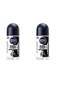 MEN Antiperspirant Roll-on for Men, Black & White Invisible Protection Original, 2x50ml