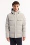 Men's Gray Hooded 100% Goose down Water Repellent Windproof -7 Degree Resistant Regular Fit Inflatable Jacket m - 3