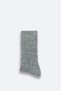Men's Anthracite Corded Fabric Socks A52Y8504