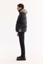 Men's Black Hooded Water Repellent Windproof -10 Degree Resistant Regular Fit Puffer Coat A52Y615 - 3