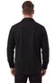 Men's Black Stretch Fabric Comfortable Fit Pocketless Cashmere Jacket – Snap Fastener, Flexible Stylish Model Jacket 0760 - 4