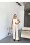 Knitwear Set with Gold Accessories — Beige - 8