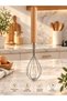 Steel Whisk with Wooden Handle - Egg and Sauce Whisk, Kitchen Whisk, Whisk