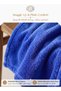 Single- Flannel Micro-Fleece Throw Blanket, 150 x 200cm, Lavender Blue - 4