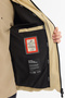 Men's Beige Hooded Goose down Water Repellent Windproof Comfort Fit Coat with Thermometer A42Y6157 - 4