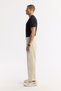 Men's Beige Classic Waist Cotton Baggy Fit Trousers A51Y3027 - 3