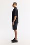 Men's Black Apaj Collar Short Sleeve Soft Touch Oversize Fit Shirt A51Y2006 - 3