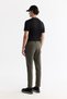 Men's Khaki Wrinkle-Free Quick-Drying Elastic Extra Flexible Technical Fabric Slimfit Pants A42Y3065 - 4