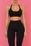 Seamless Neckline Detailed Sports Bra