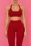 Seamless Neckline Detailed Sports Bra