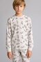 Regular Fit Long Sleeve Top Elasticized Leg Bottom Printed 2-Piece Pajama Set for Boys I1445A826Au - 3
