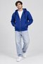 Mbey Oversize Hooded Zippered Sweatshirt Unisex - 2