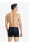 Men's Cotton Elastane Boxer Aura 9502 - Black - 3