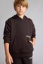 Regular Fit Hooded Printed Thick Fabric Sweatshirt with Kangaroo Pocket for Boys H9682A826Wn