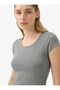 Women's T-Shirt Silver 1622 - Gray Melange - 2