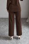 Crinkle Fabric Shirt Collar Buttoned Top and Bottom Set Suitable for Modest Wear 2XL 6XL - 3