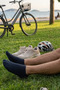 6 Pack Navy Blue Men's Bamboo Seamless Flexible Summer Booties Socks - Premium - 8