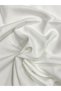 Pearl Velvet Textured Ruffled Tablecloth White - 8