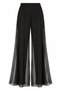 Ribbed Chiffon Pants - 5
