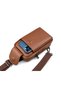 Men's Tan Color Shoulder Bag Chest Bag Body Bag Handbag - 4