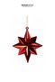 Christmas Tree Ornament Star Stone Crystal Red 25 cm - 2