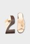 Marlo Platform Cross-Strapped Metal Buckle Women's Slippers - 3