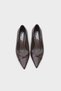 Brianne Mid-Heeled Strappy Snake Print Genuine Leather Lined Stiletto - 5