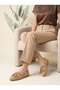 Veronique Tasseled Soft Women's Loafers Shoes with Wooden Accessories - 6
