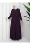 Vine Stone Decorated Dress Plus Size Mother's Dress - 5