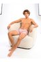 Rabbit Patterned Men's Boxer Cotton Lycra Shiny Elastic Boxed Powder - 2