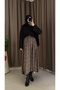 Six Asymmetrical Skirts - Hpm - Black & Camel