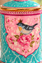 Royking Nice Qush Blue Medium Size Porcelain Jar - 21 cm - 3