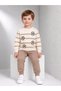 Boys' Football Printed 100% Cotton Seasonal Sweatshirt and Sweatpants 2-Piece Set