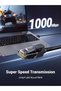 كابل إيثرنت Cat6 U/UTP، 1 متر، أسود - 6