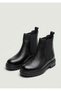26K440 Genuine Leather Ankle-Length Chealsea Boots for Women with Two Rubber Details - 3