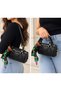 Women's Brown Quilted Bag – Stylish Design with Scarf Detail Women's Shoulder Bag Cn15