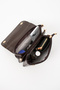 Women's Multi-Compartment Crossbody Shoulder Bag with Flap S-1451 - 8