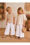 100% Cotton Muslin Children's Shalwar Trousers Unisex |   Oversize Comfortable Wide Fit Loose Cut Summer - Spring Wear |   3 Colors |   1-2-3-4 Years Old - 3