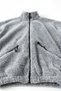 Unisex Gray Oversize Plush Jacket - 3