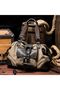Heritage Leather-Canvas Handbag