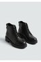 26K234 Genuine Leather Ankle-Length Lace-Up Boots for Women - 5